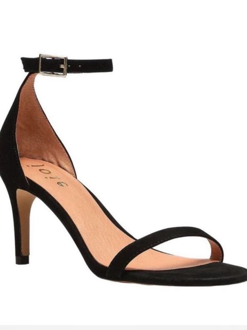 Joie Black Suede Ankle Strap Heels Sandals Size 9 Memory Foam Comfort NEW